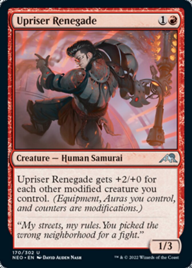 Upriser Renegade [Kamigawa: Neon Dynasty] | Gear Gaming Bentonville