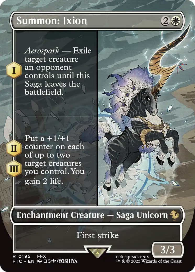 Summon: Ixion (Borderless) [FINAL FANTASY Commander] | Gear Gaming Bentonville