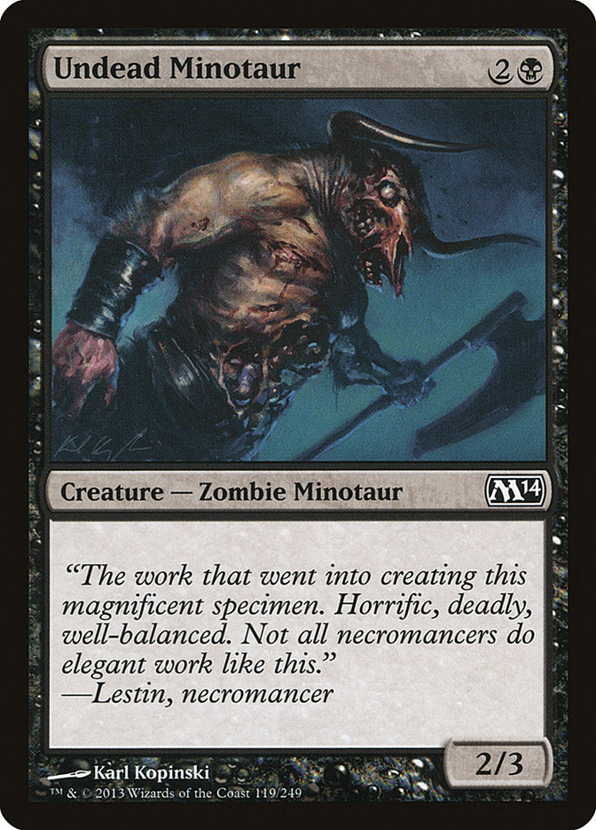 Undead Minotaur [Magic 2014] | Gear Gaming Bentonville