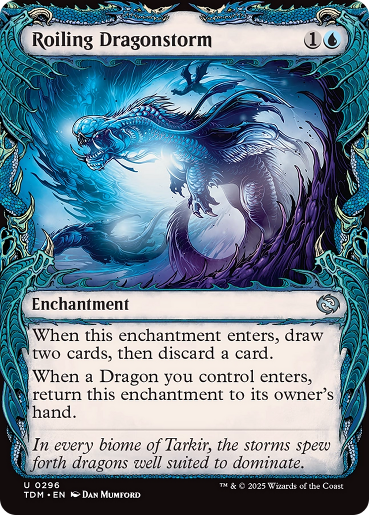 Roiling Dragonstorm (Showcase) [Tarkir: Dragonstorm] | Gear Gaming Bentonville