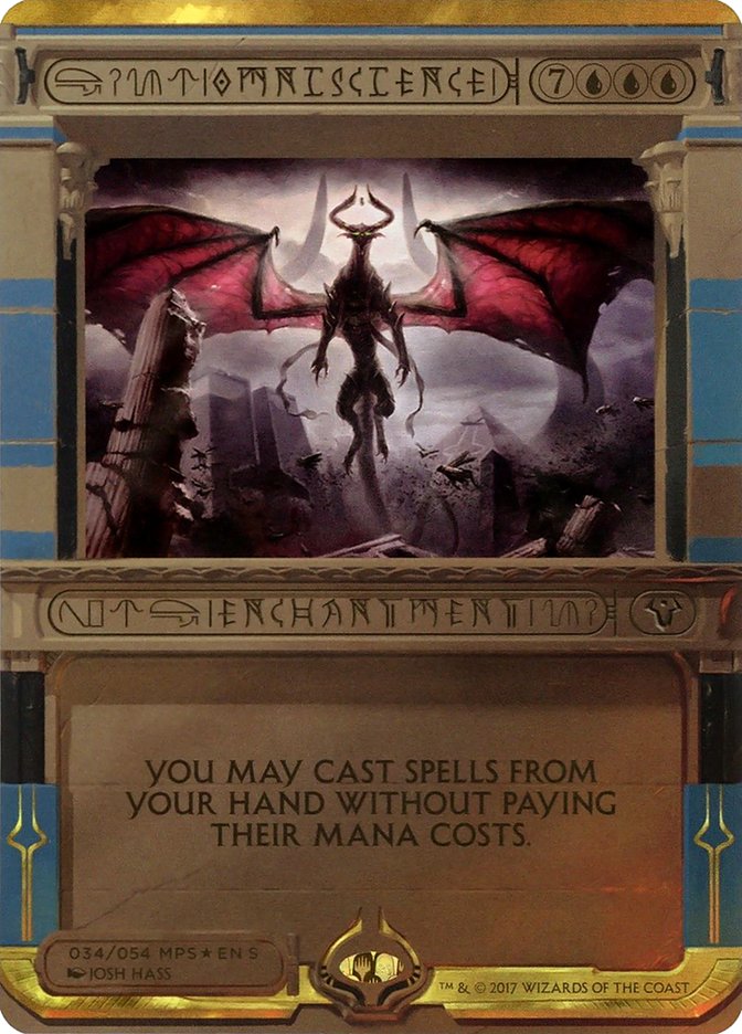 Omniscience (Invocation) [Amonkhet Invocations] | Gear Gaming Bentonville