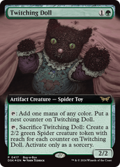 Twitching Doll (Extended Art) (Buy-a-box) [Duskmourn: House of Horror Promos] | Gear Gaming Bentonville