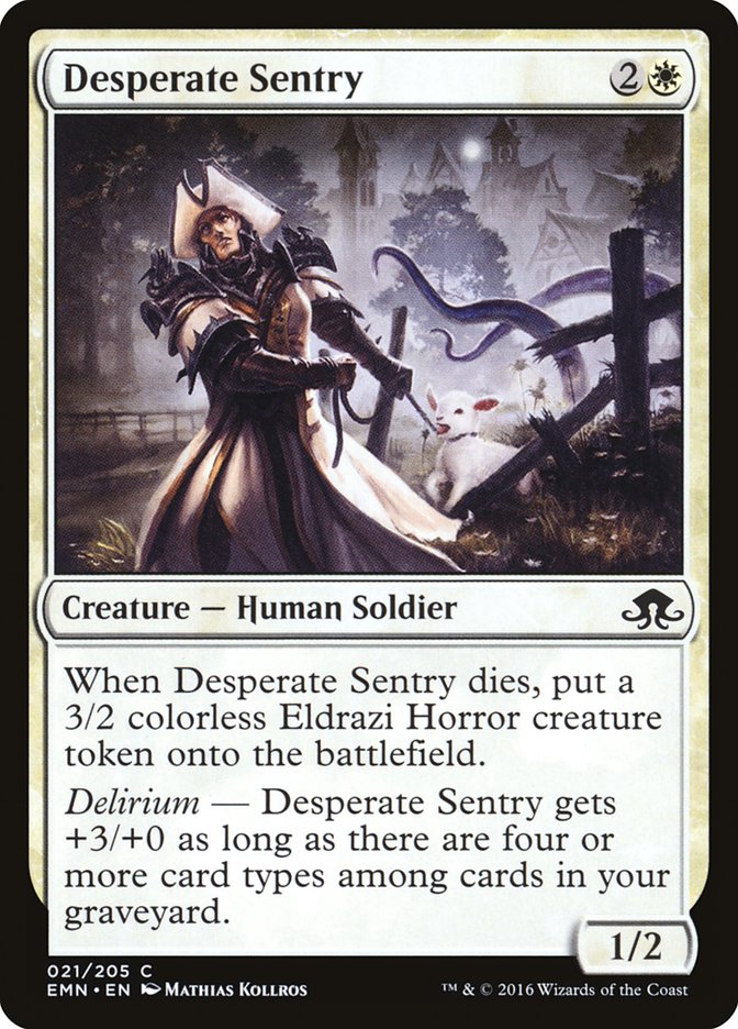 Desperate Sentry [Eldritch Moon] | Gear Gaming Bentonville