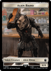 Alien Rhino // Treasure (0030) Double-Sided Token [Doctor Who Tokens] | Gear Gaming Bentonville