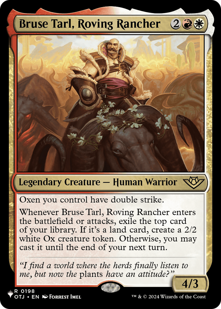 Bruse Tarl, Roving Rancher (OTJ) [The List] | Gear Gaming Bentonville