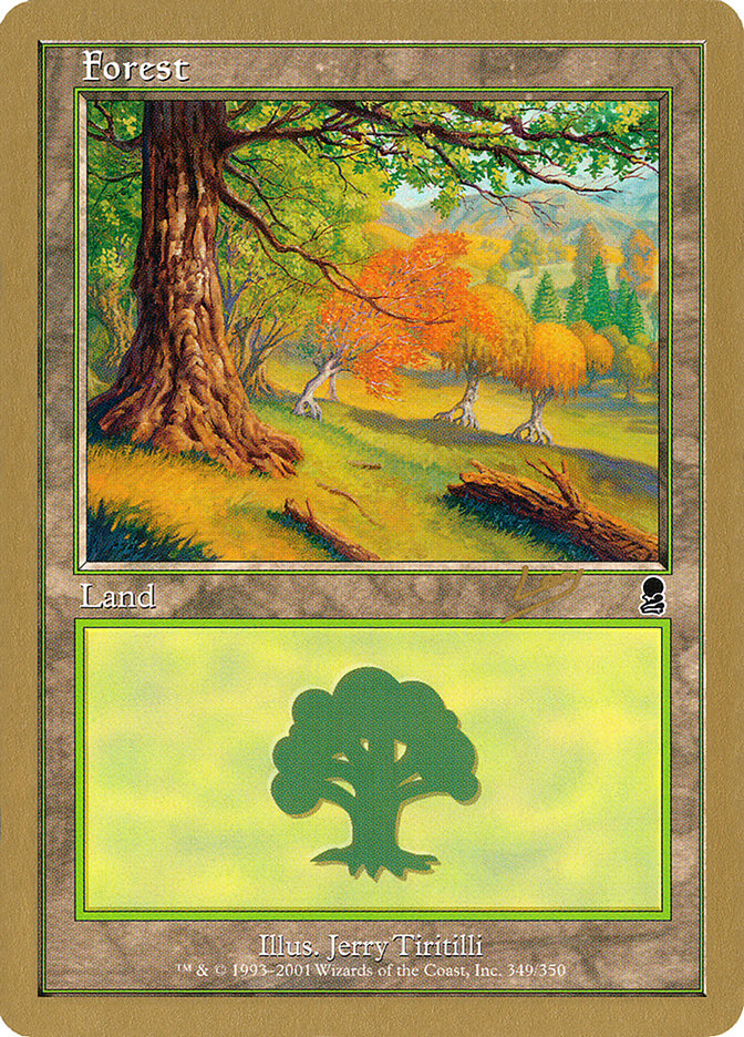Forest (349) (Raphael Levy) [World Championship Decks 2002] | Gear Gaming Bentonville