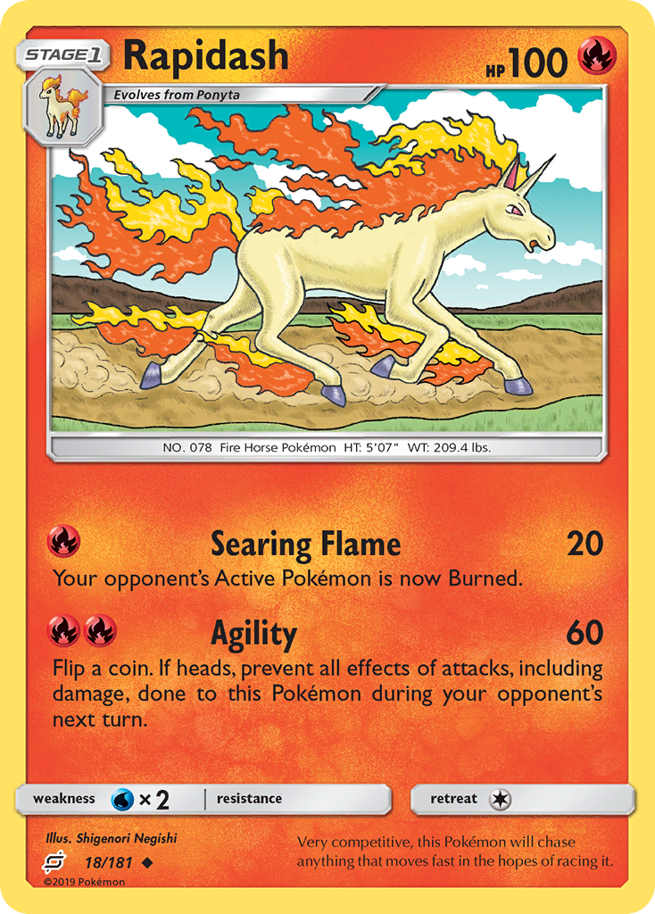 Rapidash (18/181) [Sun & Moon: Team Up] | Gear Gaming Bentonville