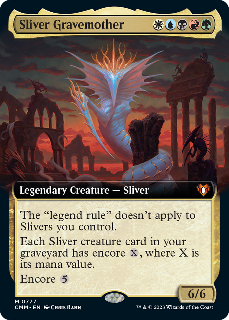 Sliver Gravemother (Extended Art) [Commander Masters] | Gear Gaming Bentonville