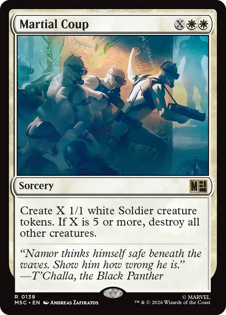 Martial Coup [Marvel Super Heroes Commander] | Gear Gaming Bentonville
