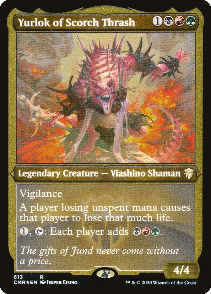 Yurlok of Scorch Thrash (Etched) [Commander Legends] | Gear Gaming Bentonville