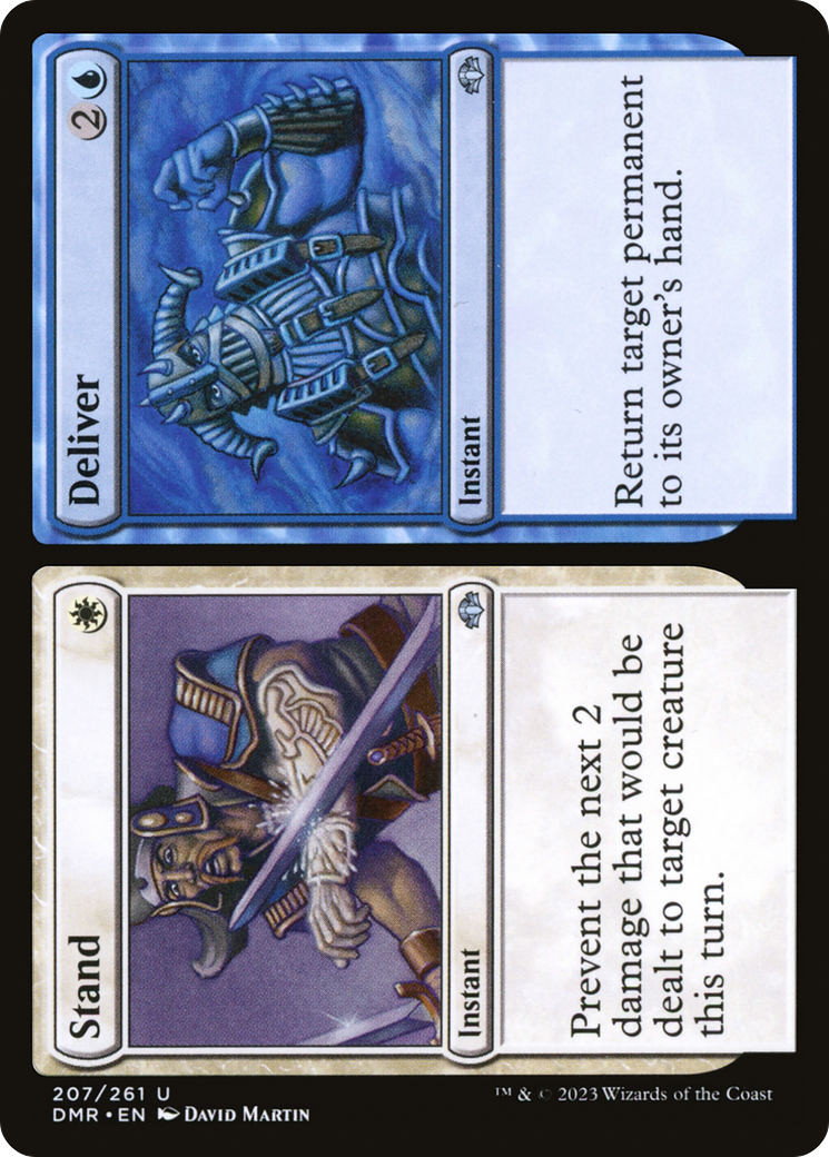 Stand // Deliver [Dominaria Remastered] | Gear Gaming Bentonville