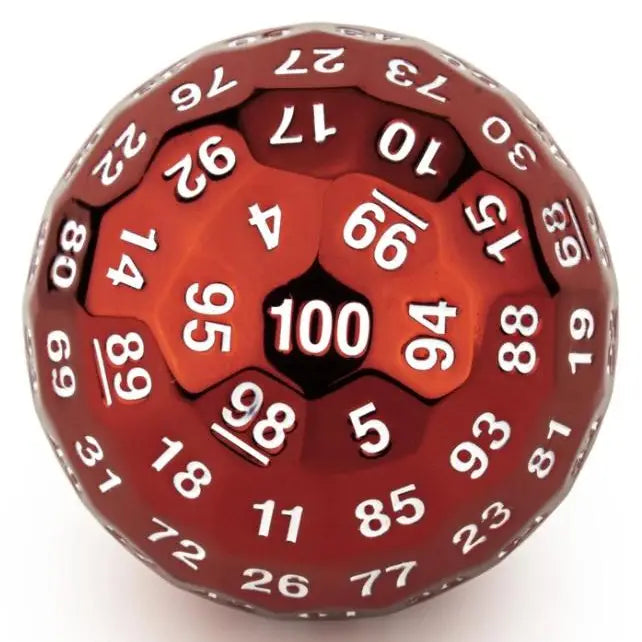 Titan's Fist Metal D100 - Red | Gear Gaming Bentonville