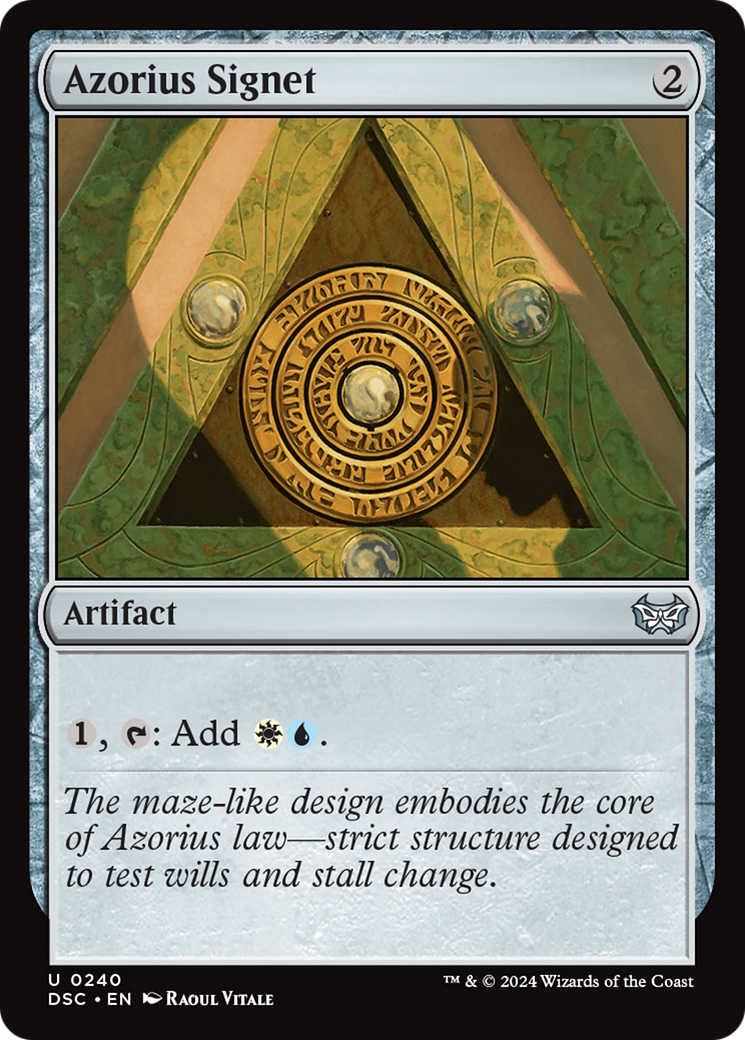 Azorius Signet [Duskmourn: House of Horror Commander] | Gear Gaming Bentonville