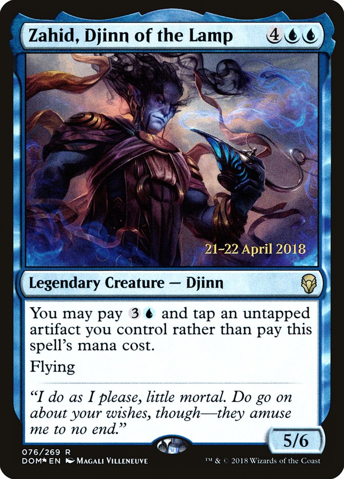 Zahid, Djinn of the Lamp [Dominaria Prerelease Promos] | Gear Gaming Bentonville