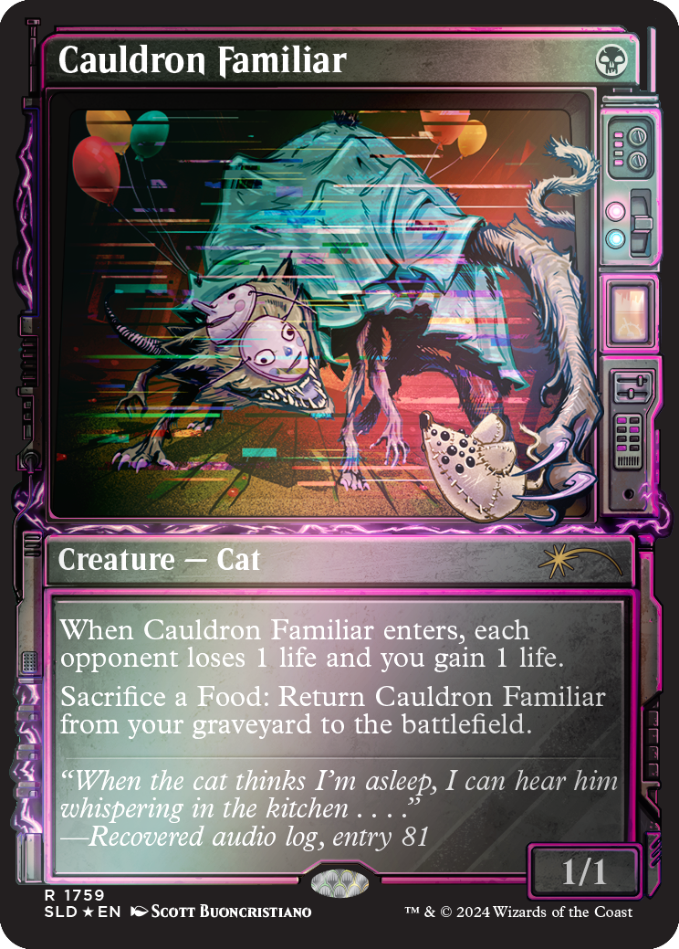 Cauldron Familiar (Rainbow Foil) [Secret Lair Drop Series] | Gear Gaming Bentonville