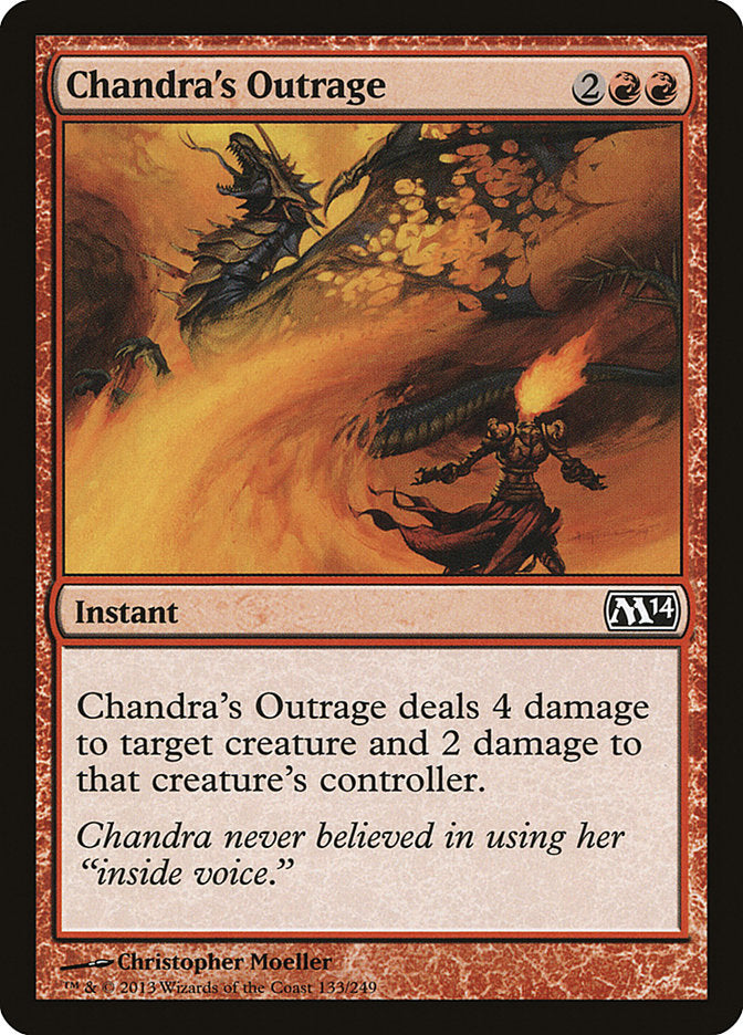 Chandra's Outrage [Magic 2014] | Gear Gaming Bentonville