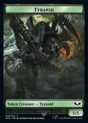 Tyranid (017) // Tyranid (018) Double-Sided Token (Surge Foil) [Warhammer 40,000 Tokens] | Gear Gaming Bentonville