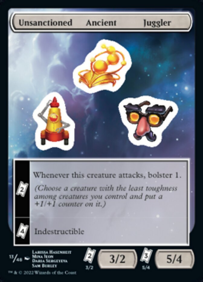 Unsanctioned Ancient Juggler [Unfinity Stickers] | Gear Gaming Bentonville