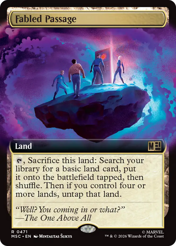 Fabled Passage (Extended Art) [Marvel Super Heroes Commander] | Gear Gaming Bentonville