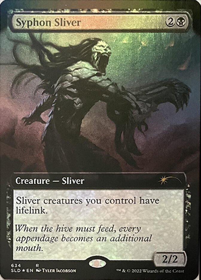 Syphon Sliver (Extended Art) [Secret Lair Drop Promos] | Gear Gaming Bentonville