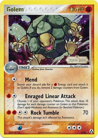 Golem (6/92) (Stamped) [EX: Legend Maker] | Gear Gaming Bentonville