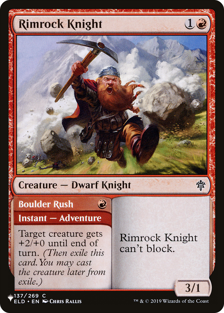 Rimrock Knight [The List Reprints] | Gear Gaming Bentonville