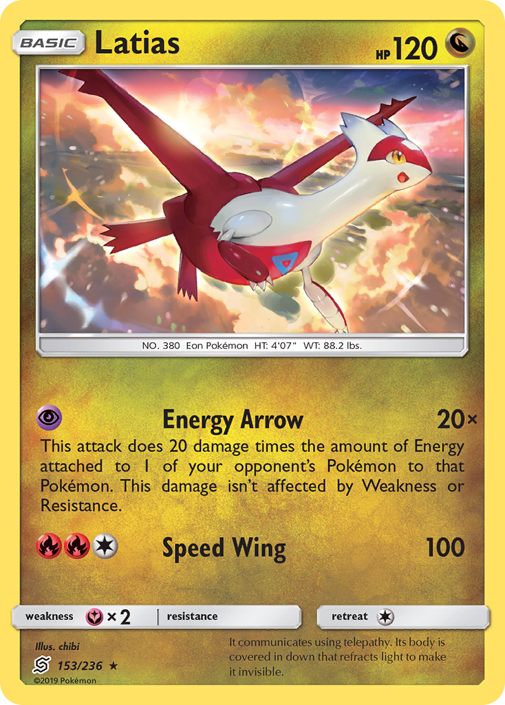 Latias (153/236) [Sun & Moon: Unified Minds] | Gear Gaming Bentonville
