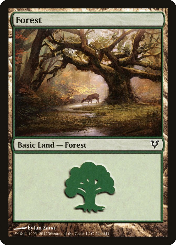Forest (244) [Avacyn Restored] | Gear Gaming Bentonville
