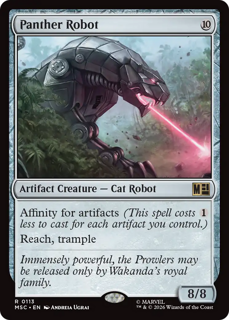 Panther Robot (Surge Foil) [Marvel Super Heroes Commander] | Gear Gaming Bentonville
