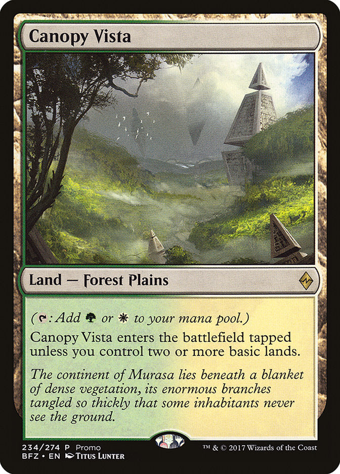 Canopy Vista (Promo) [Standard Showdown Promos] | Gear Gaming Bentonville