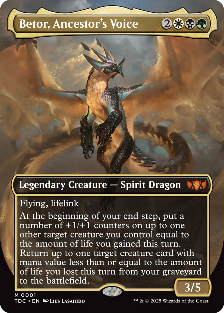 Betor, Ancestor's Voice (Borderless) [Tarkir: Dragonstorm Commander] | Gear Gaming Bentonville