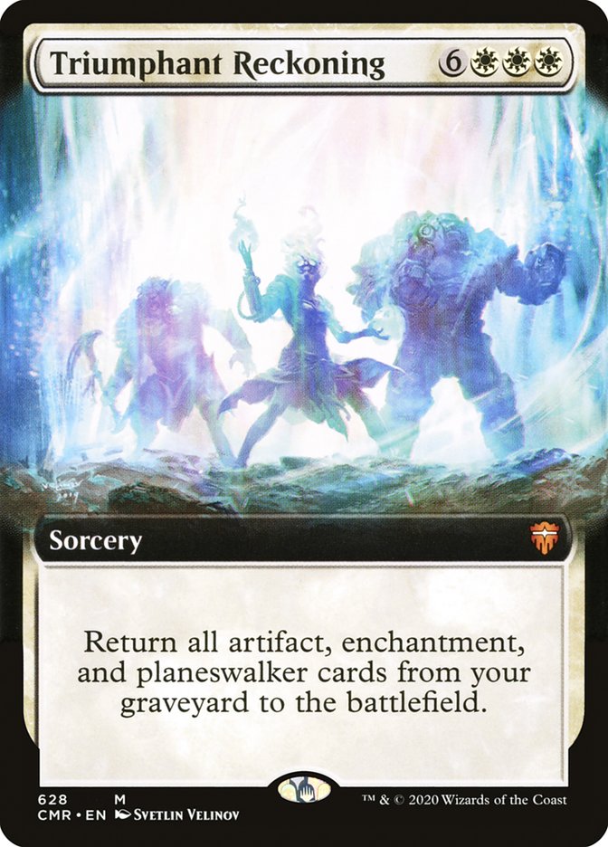 Triumphant Reckoning (Extended Art) [Commander Legends] | Gear Gaming Bentonville