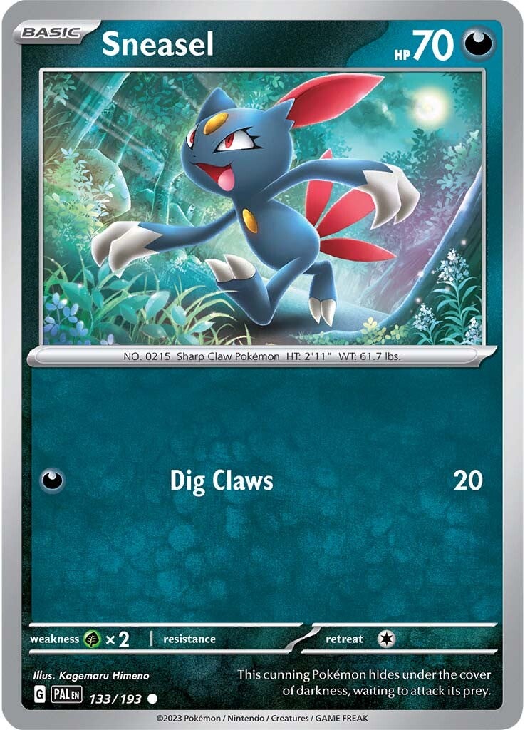 Sneasel (133/193) [Scarlet & Violet: Paldea Evolved] | Gear Gaming Bentonville