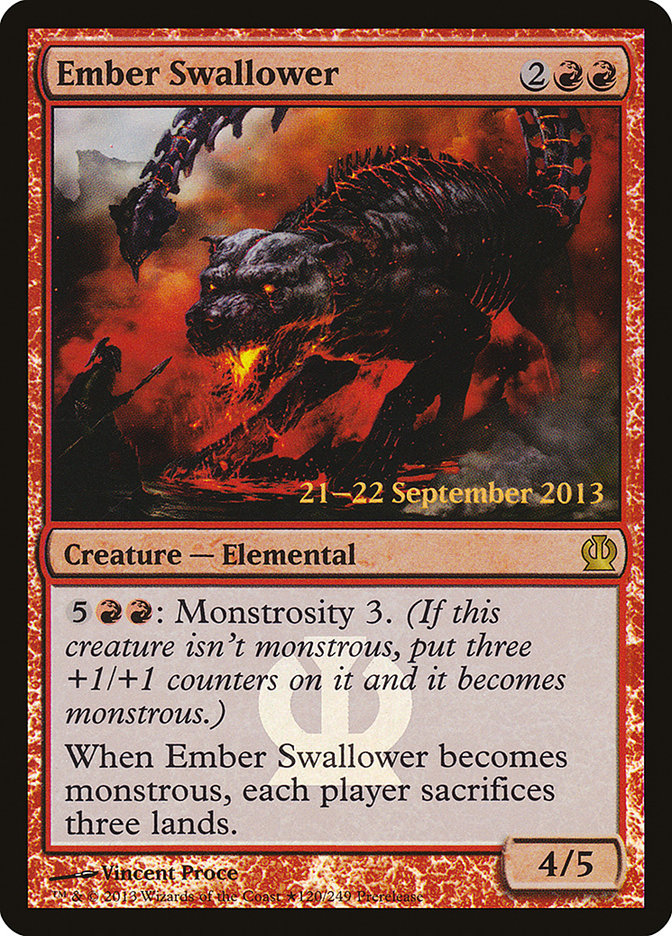 Ember Swallower [Theros Prerelease Promos] | Gear Gaming Bentonville