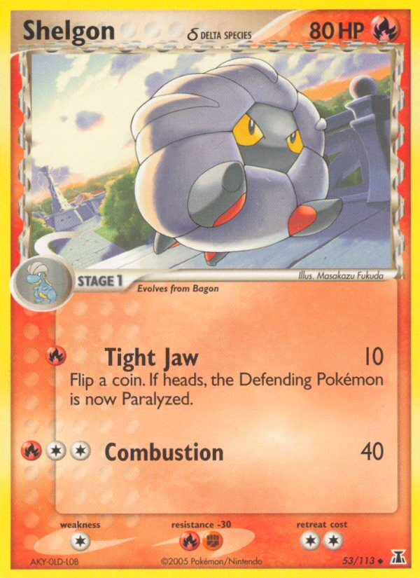 Shelgon (53/113) (Delta Species) [EX: Delta Species] | Gear Gaming Bentonville