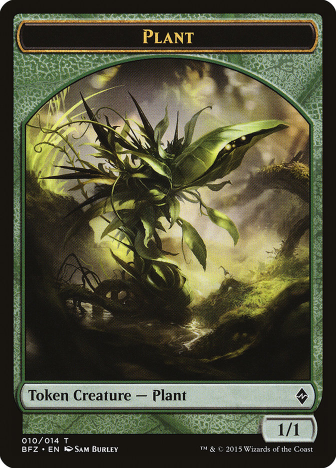Plant Token [Battle for Zendikar Tokens] | Gear Gaming Bentonville