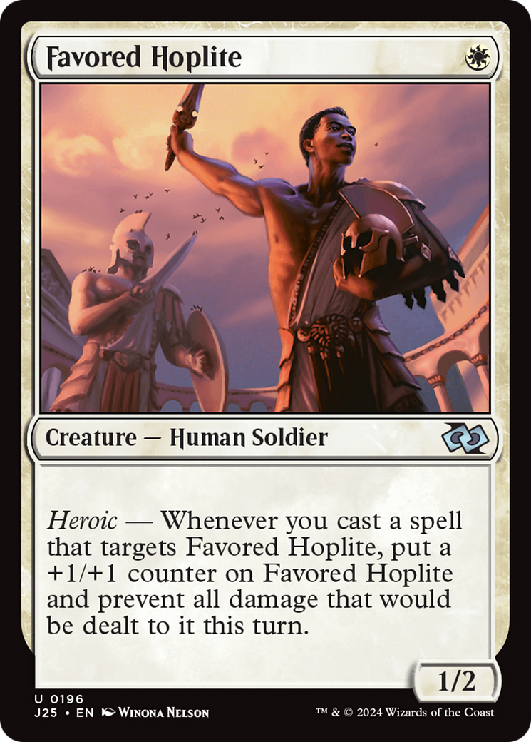 Favored Hoplite [Foundations Jumpstart] | Gear Gaming Bentonville