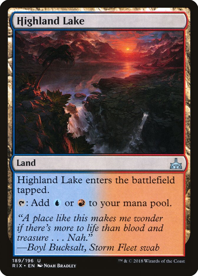 Highland Lake [Rivals of Ixalan] | Gear Gaming Bentonville