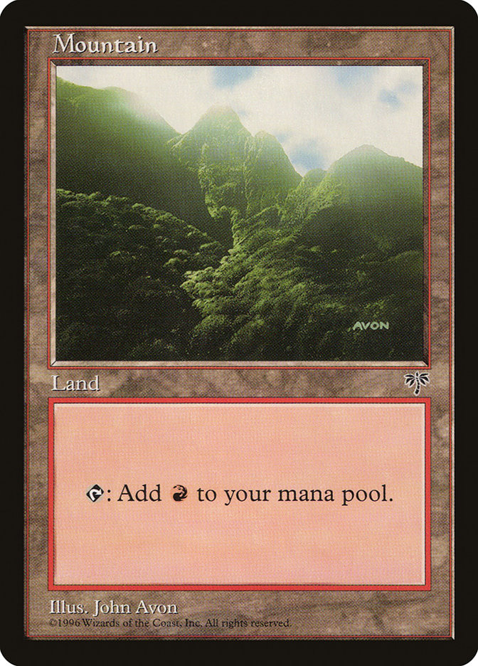 Mountain (Green Signature) [Mirage] | Gear Gaming Bentonville
