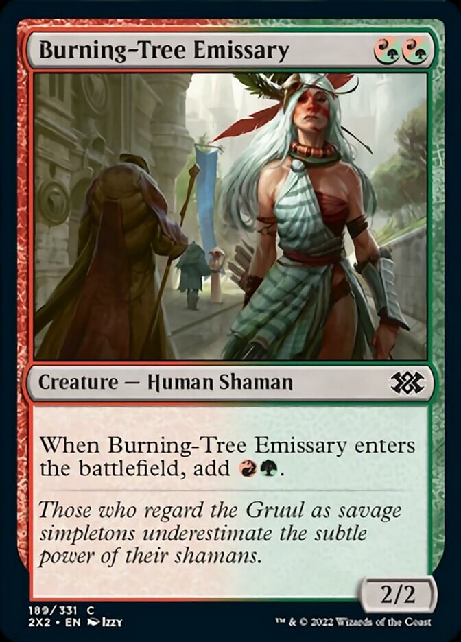 Burning-Tree Emissary [Double Masters 2022] | Gear Gaming Bentonville