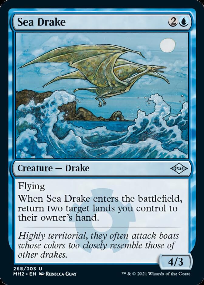 Sea Drake (Foil Etched) [Modern Horizons 2] | Gear Gaming Bentonville