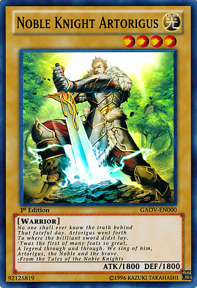 Noble Knight Artorigus [GAOV-EN000] Super Rare | Gear Gaming Bentonville