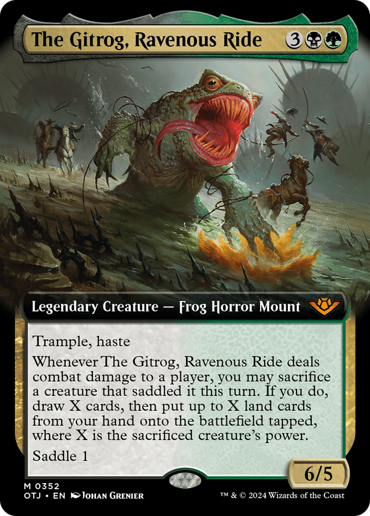 The Gitrog, Ravenous Ride (Extended Art) [Outlaws of Thunder Junction] | Gear Gaming Bentonville