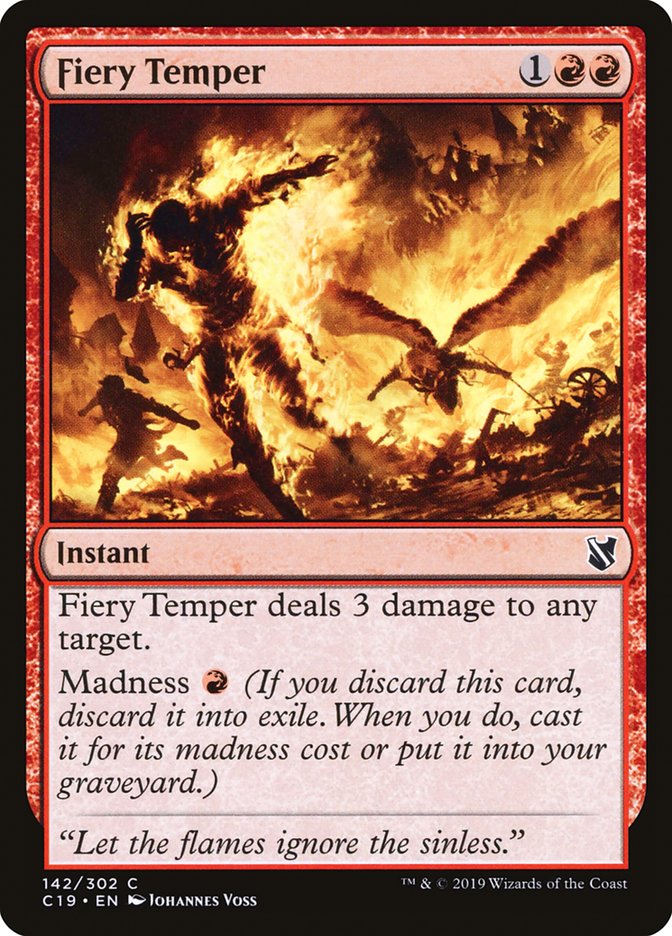Fiery Temper [Commander 2019] | Gear Gaming Bentonville