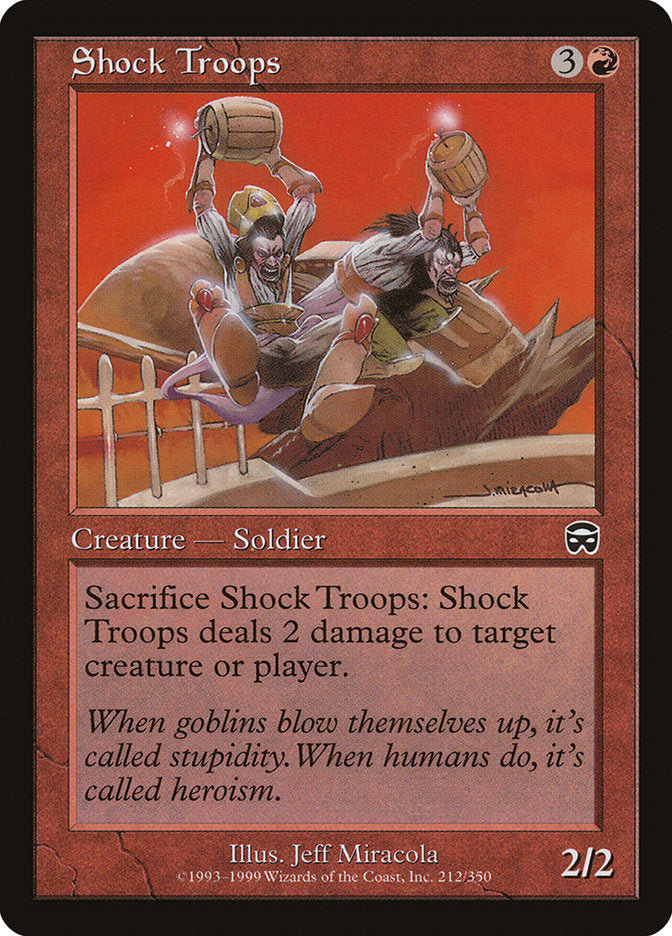 Shock Troops [Mercadian Masques] | Gear Gaming Bentonville