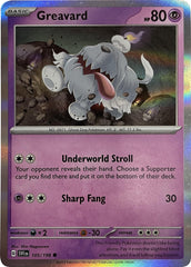 Greavard (105/198) (Mirage Holo) [Scarlet & Violet: Base Set] | Gear Gaming Bentonville