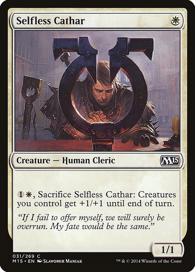Selfless Cathar [Magic 2015] | Gear Gaming Bentonville