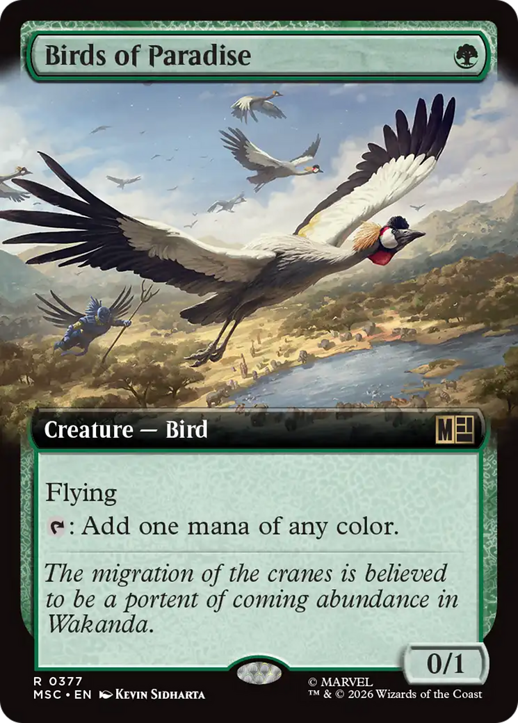 Birds of Paradise (Extended Art) [Marvel Super Heroes Commander] | Gear Gaming Bentonville