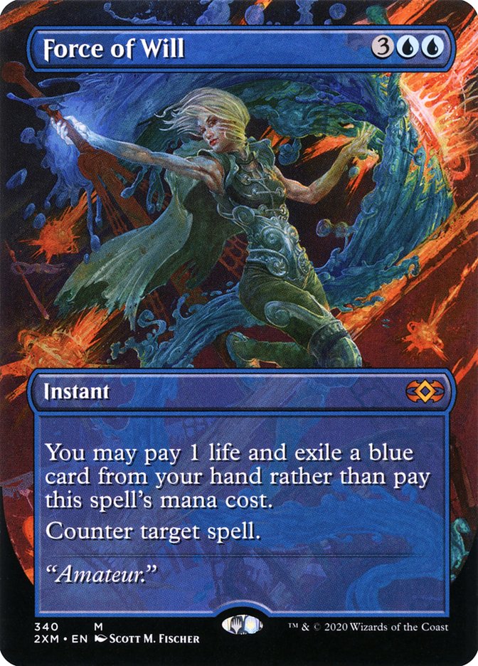 Force of Will (Toppers) [Double Masters] | Gear Gaming Bentonville