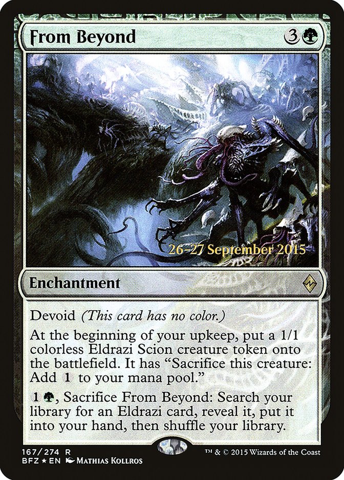From Beyond [Battle for Zendikar Prerelease Promos] | Gear Gaming Bentonville